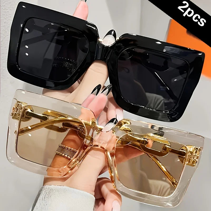 LOT DE 2 LUNETTES DE SOLEIL POUR FEMMES