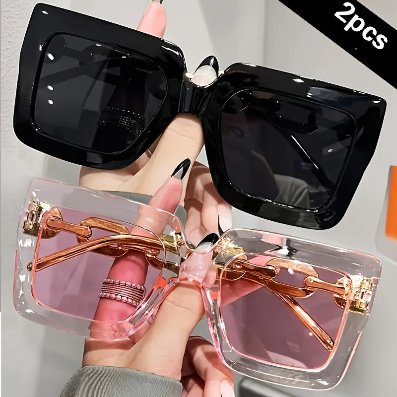 LOT DE 2 LUNETTES DE SOLEIL POUR FEMMES