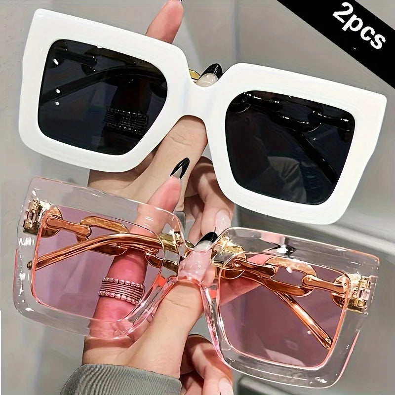 LOT DE 2 LUNETTES DE SOLEIL POUR FEMMES