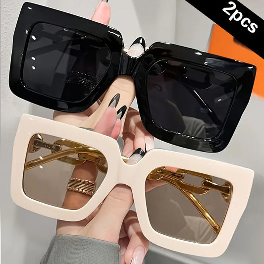 LOT DE 2 LUNETTES DE SOLEIL POUR FEMMES